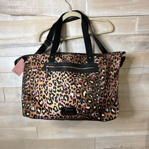 Juicy Couture Leopard Overnighter Duffel Bag NWT